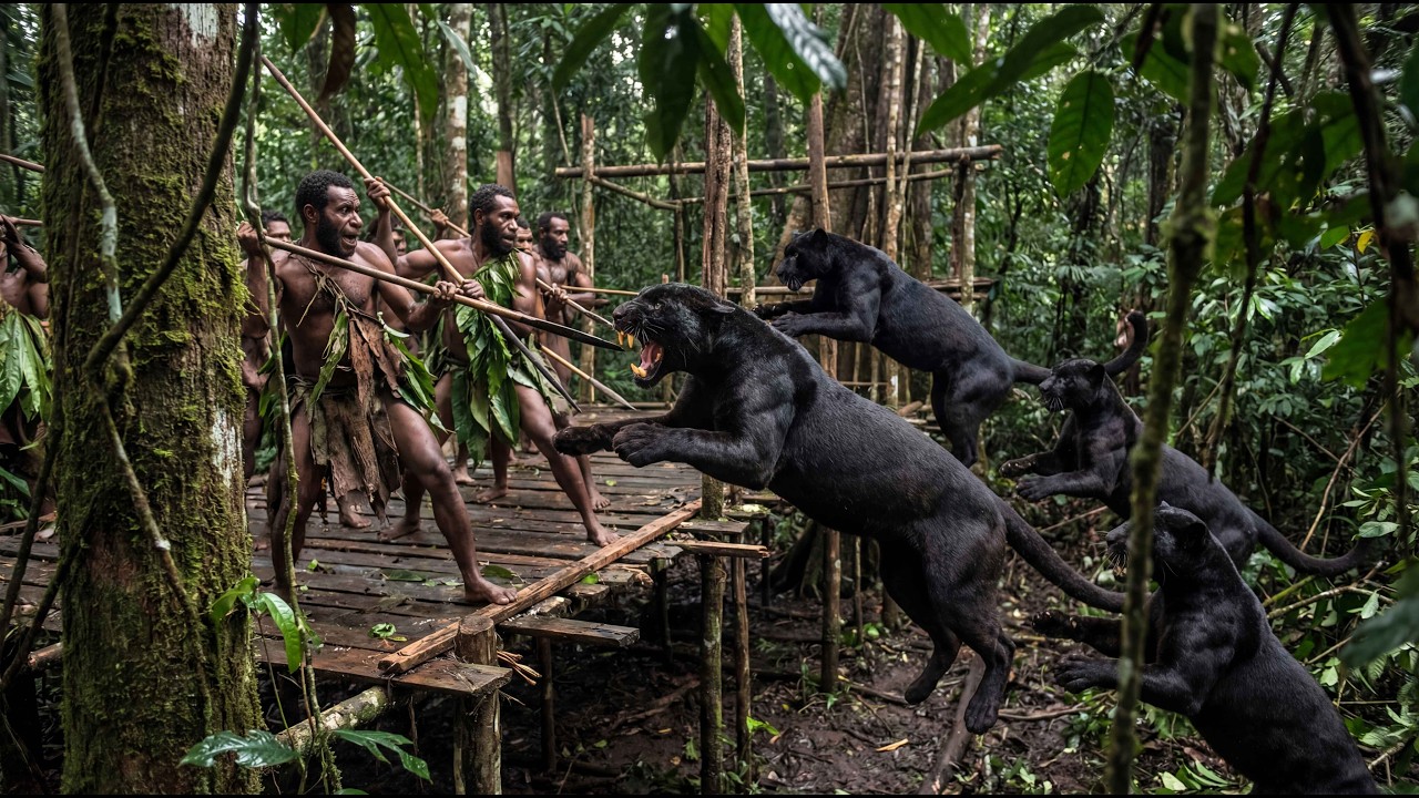 Korowai Tribe vs Black Pumas: Survival Inside an Isolated Amazon World