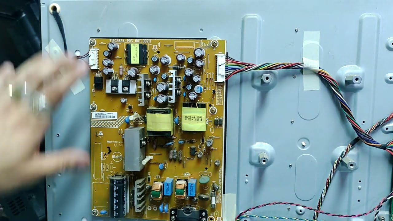 ✅CURSO REPARACIÓN DE TELEVISORES LCD LED VIDEO 10 TV LED AOC LA FUENTE DE LOS LEDS.