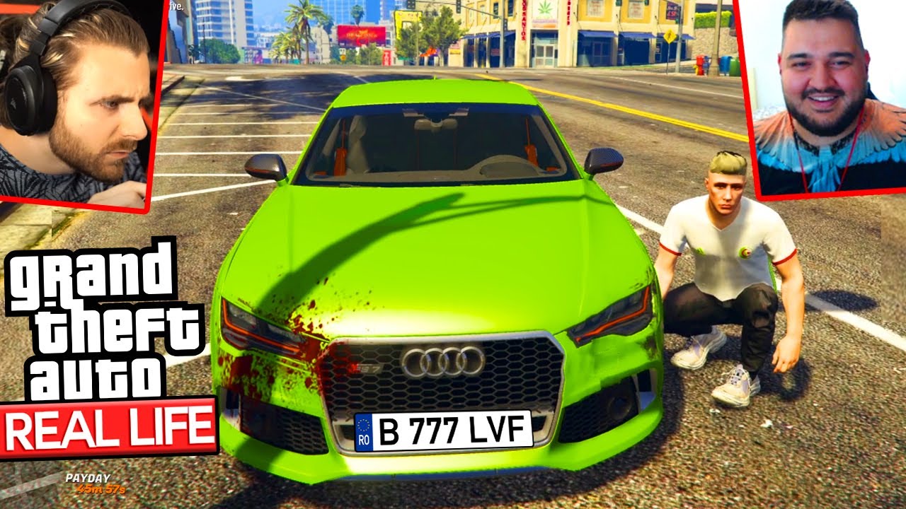 RAFAEL CUMPARA un AUDI RS7 de la MAFIA din FIVEM pe GTA REAL LIFE!