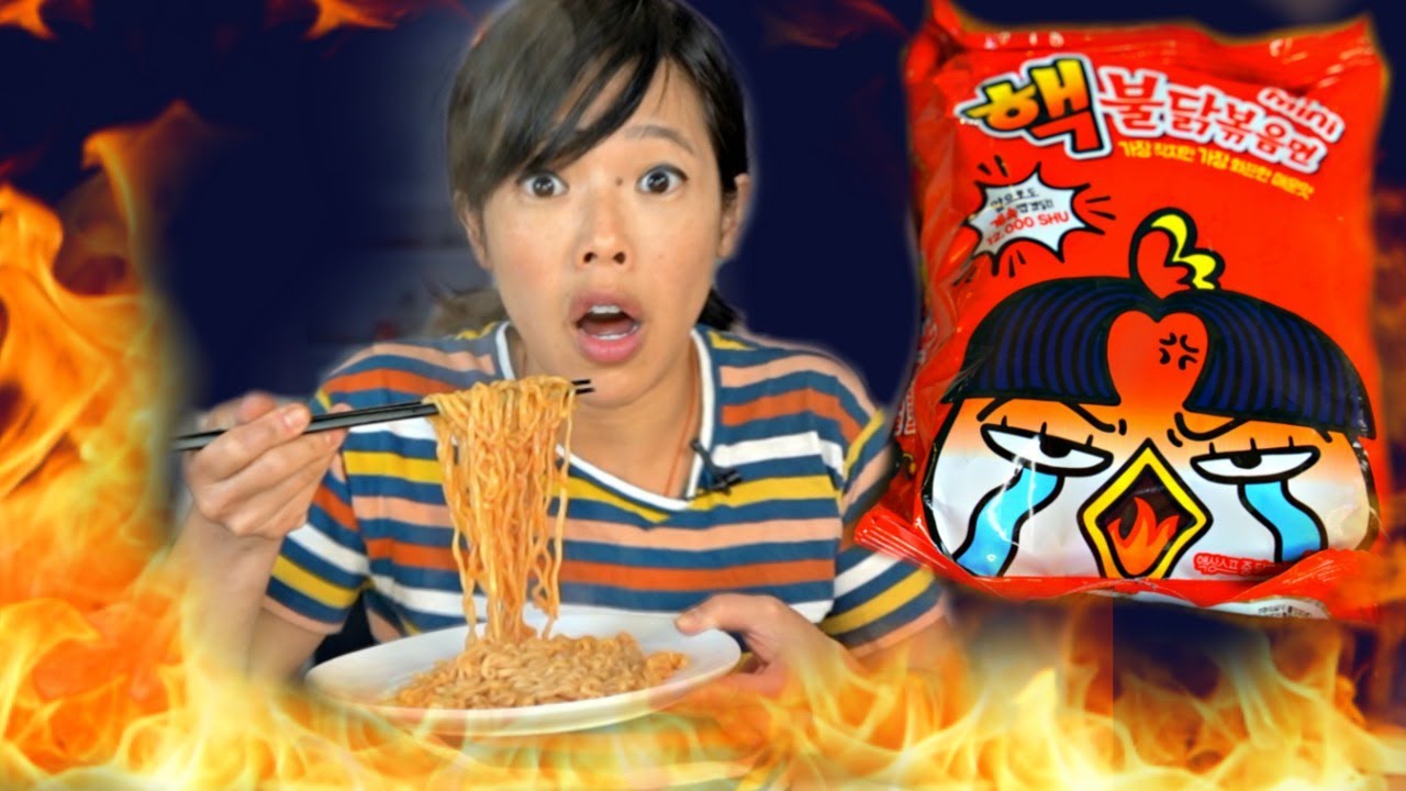 Samyang Buldalk MINI🔥12,000 SHU HOTTEST Extreme Fire Noodle CHALLENGE -- 7th year anniversary flavor