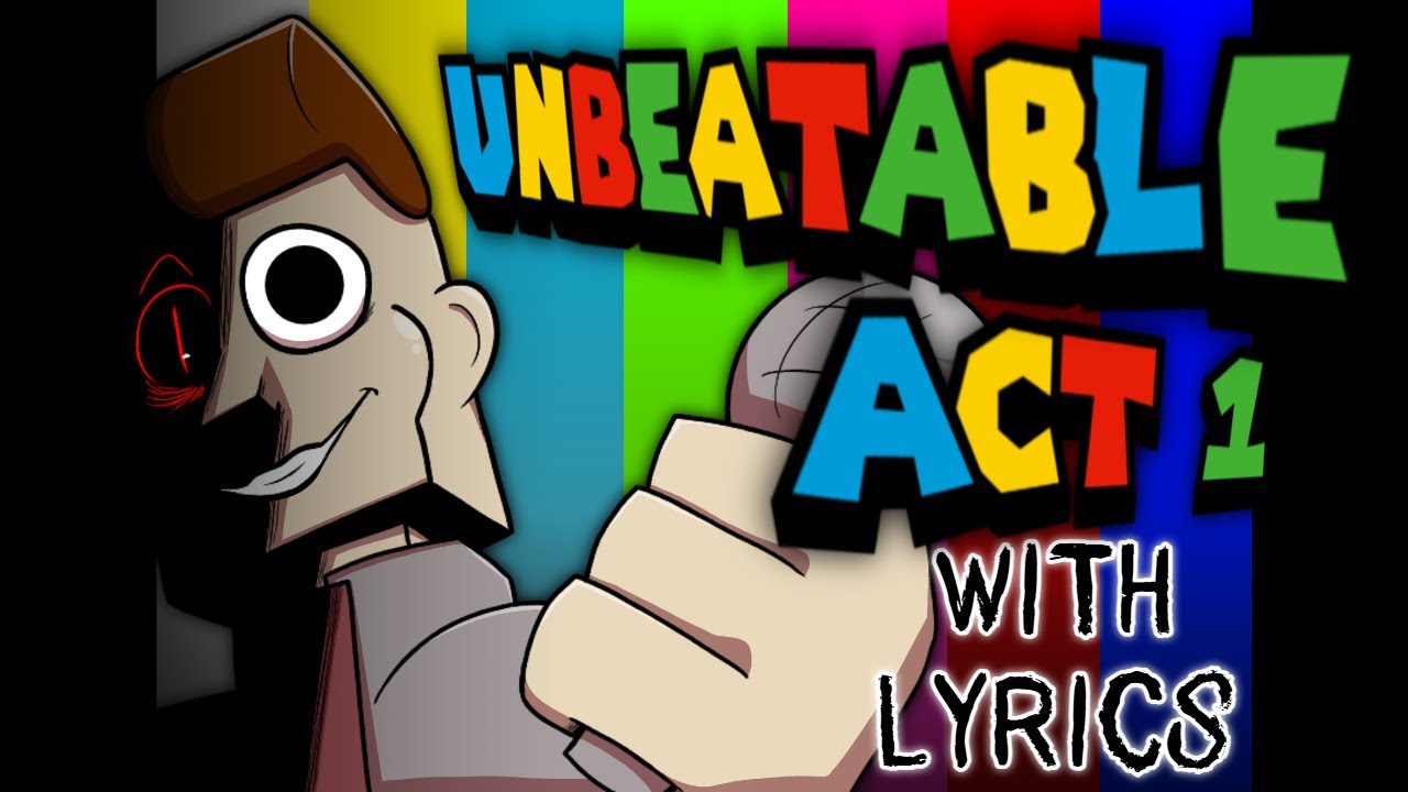 Fnf Unbeatable lyrics | Synth V Cover | VS Mario's Madness Cover | Awesomely Autistic