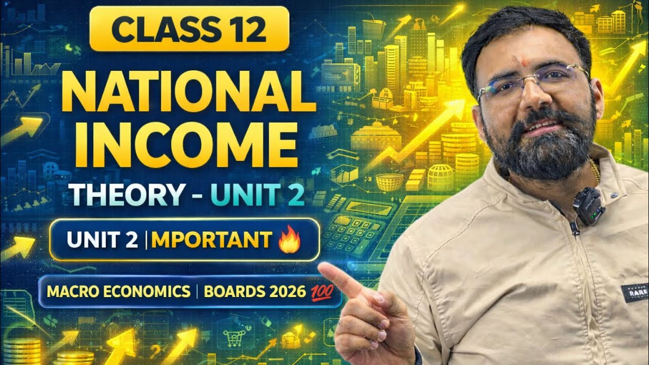 National Income Unit 2 Theory | Class 12 Macroeconomics | Boards 2026