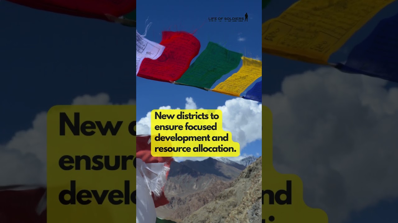 Ladakh Gets 5 New Districts!  #Ladakh #IndiaNews #Government