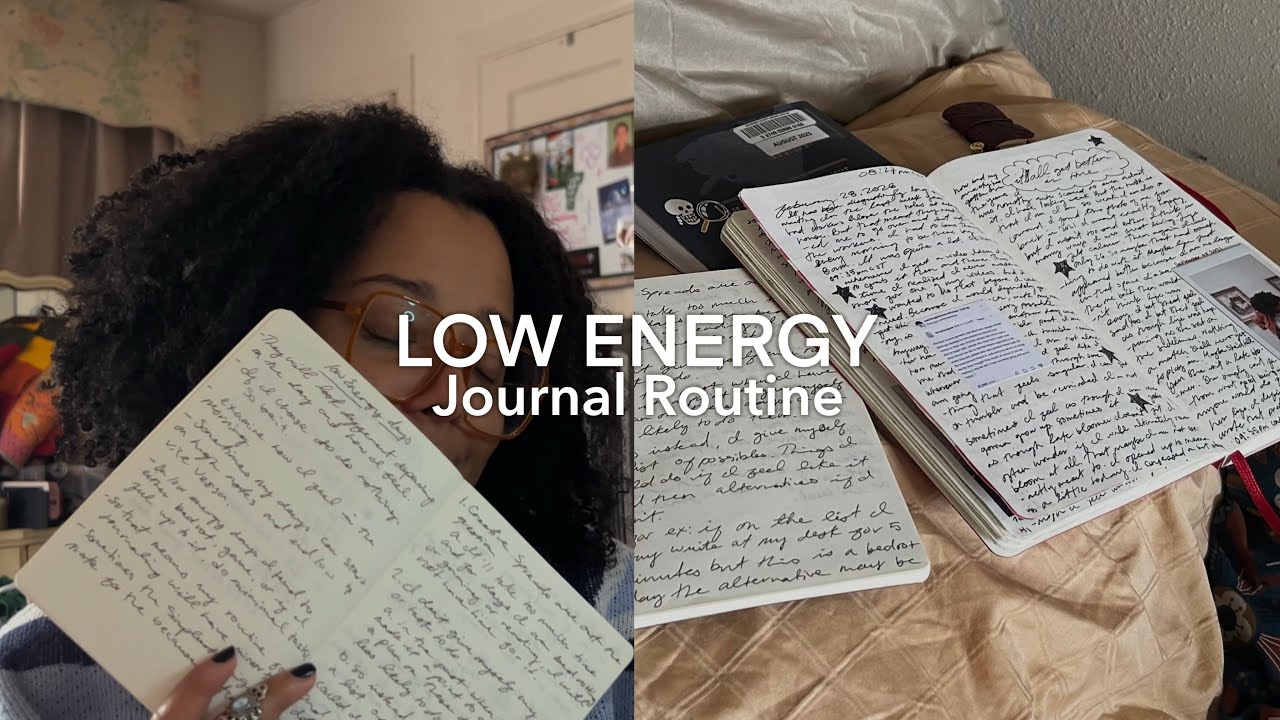 Мой распорядок ведения дневника в условиях низкой энергии (для дней, когда вы устали и перегружены)