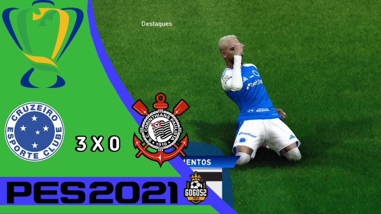 PES21 | Cruzeiro x Corinthians (Ida- Semi Copa do Brasil)