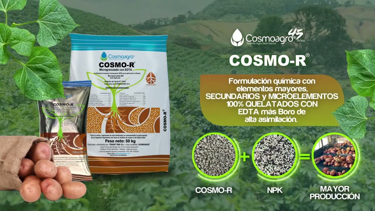 Mejore el balance nutricional de su cultivo con COSMO-R