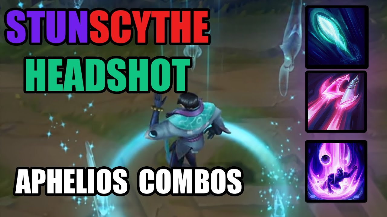 APHELIOS BEST COMBO FOR LANEPHASE // TRIPLE WEAPON COMBO // Aphelios Combos & Tricks