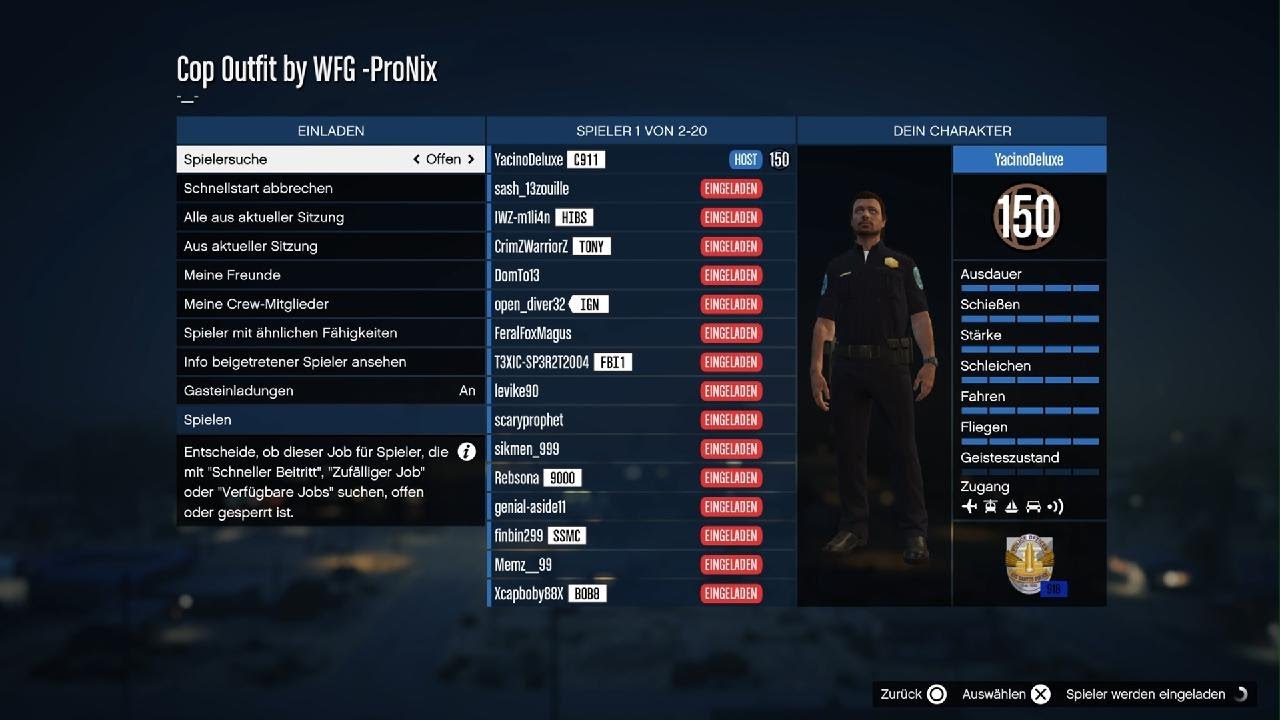 GTA Online: So bekommt ihr das Polizei Outfit in Online.