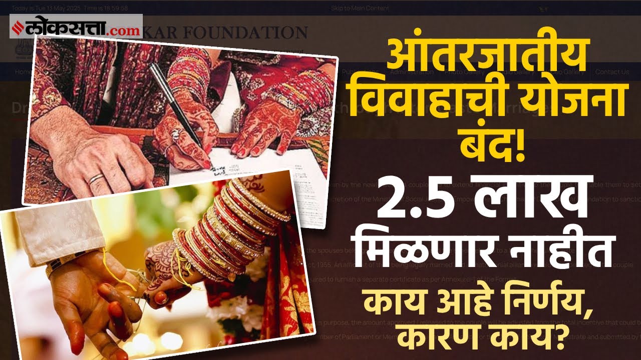 Inter-caste Marriage केल्यास मिळणारी अडीच लाखांची मदत आता बंद; कारण काय?