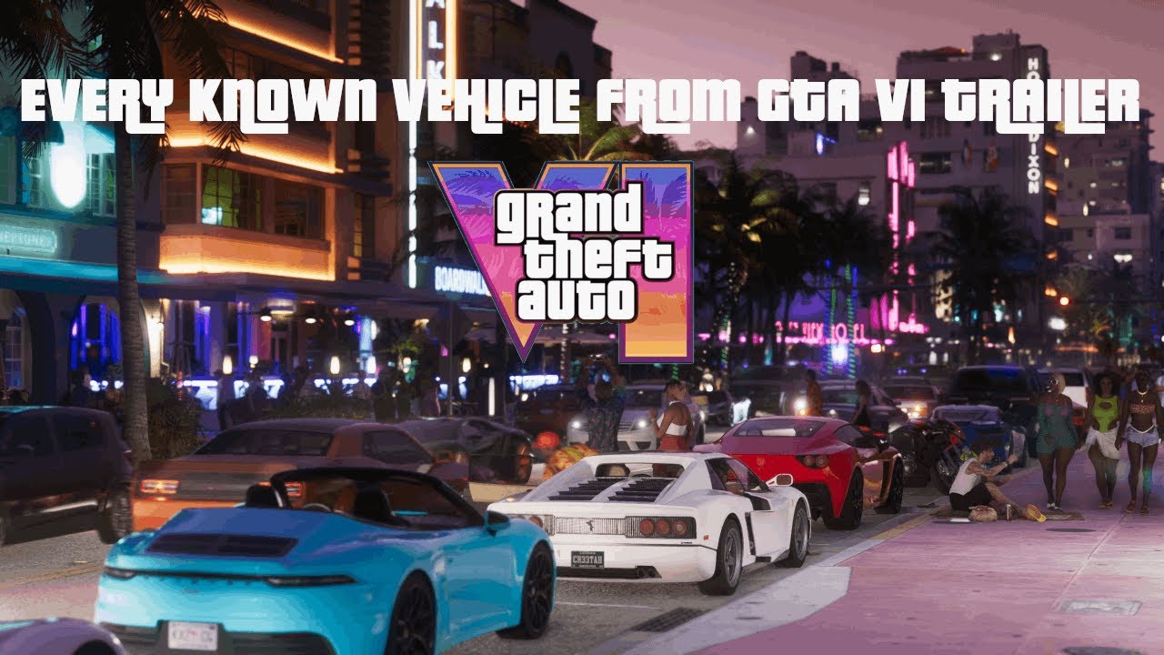 GTA VI Trailer 1 - Every Known Cars, Boats & Planes