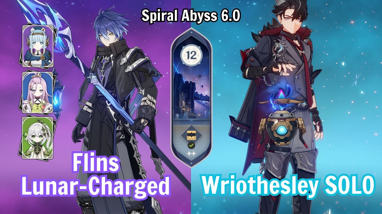 [ GENSHIN ] C6R1 Wriothesley SOLO | 6.0 Spiral Abyss Floor 12 (9 Stars)