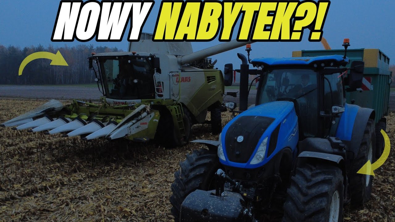 [4k]🇵🇱Nowy Nabytek?!Koszenie & Pakowanie Kukurydzy W Rękaw |Gr Kuś