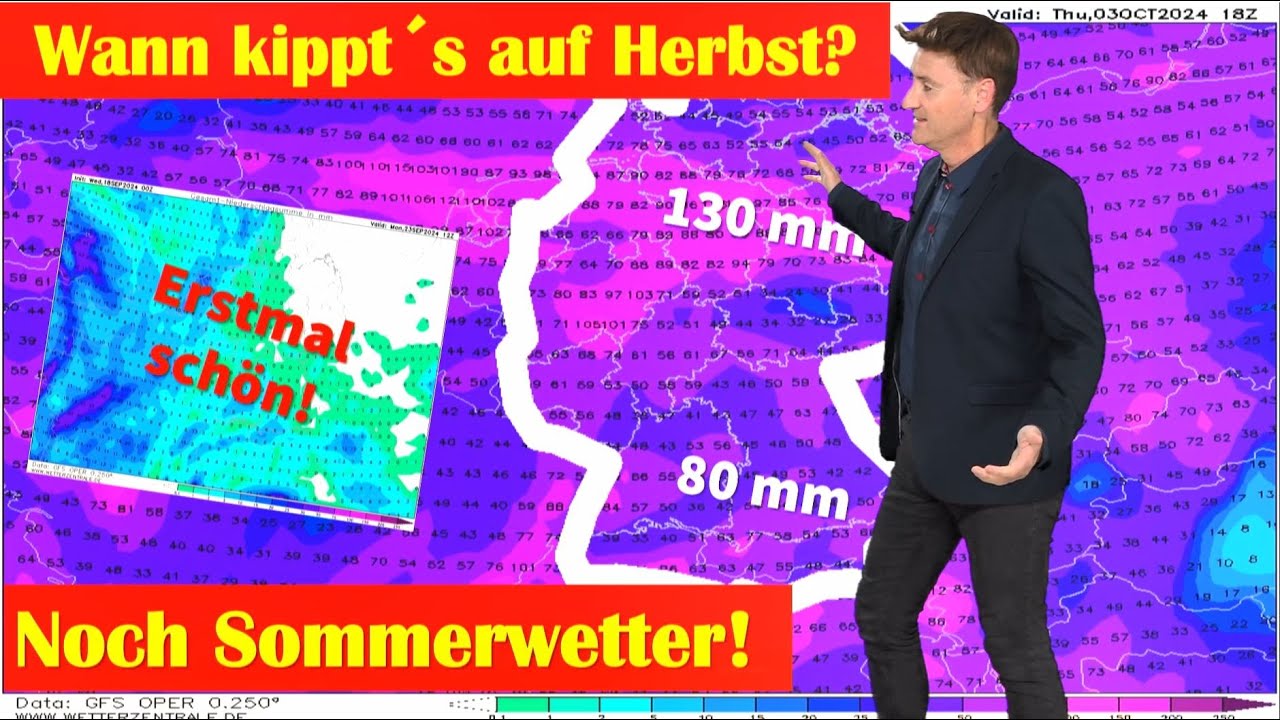 Sommerluft: bis 27 °C. Wann kippt's auf Herbst? Oktoberprognose geht weiter durch die Decke. Wetter.