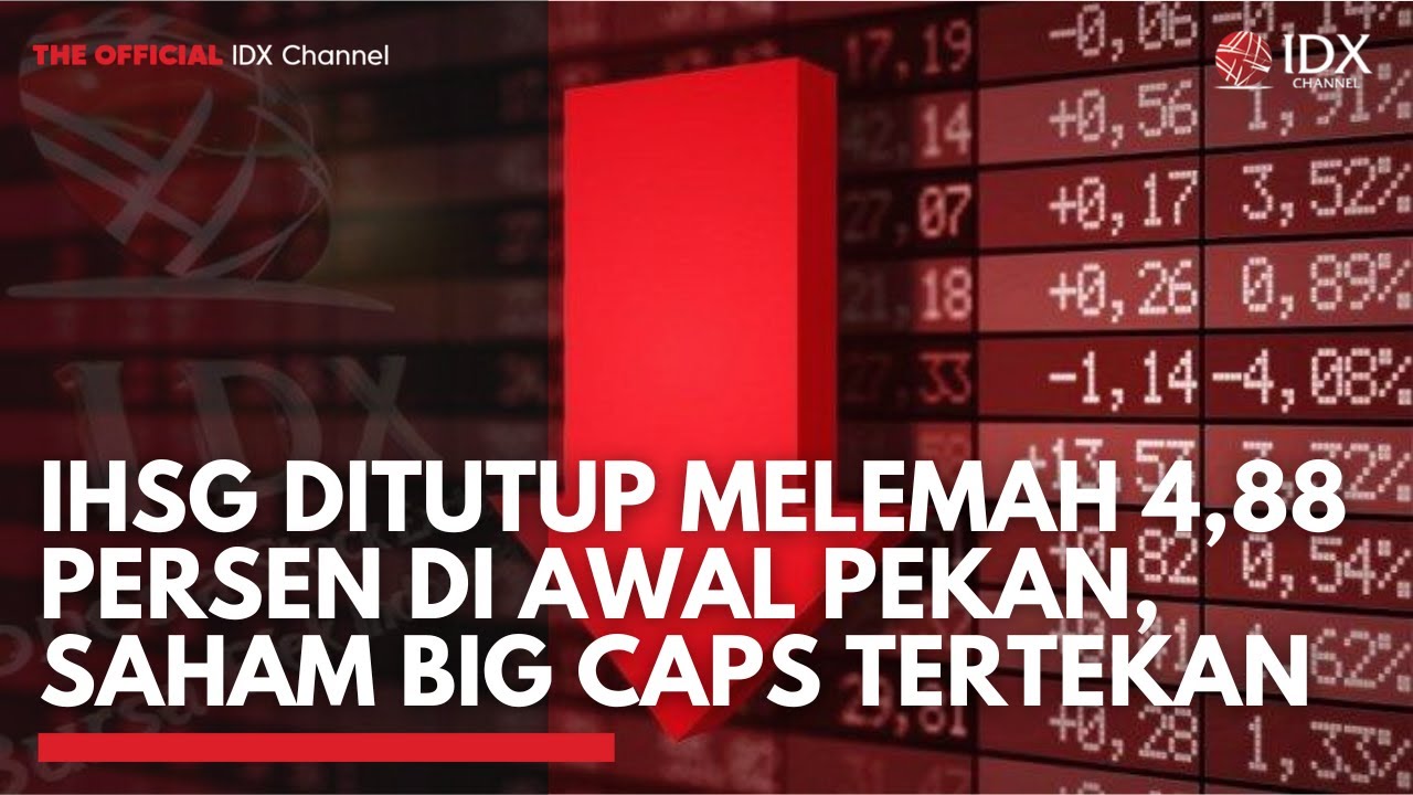 IHSG Ditutup Melemah 4,88 Persen di Awal Pekan, Saham Big Caps Tertekan | MARKET BUZZ