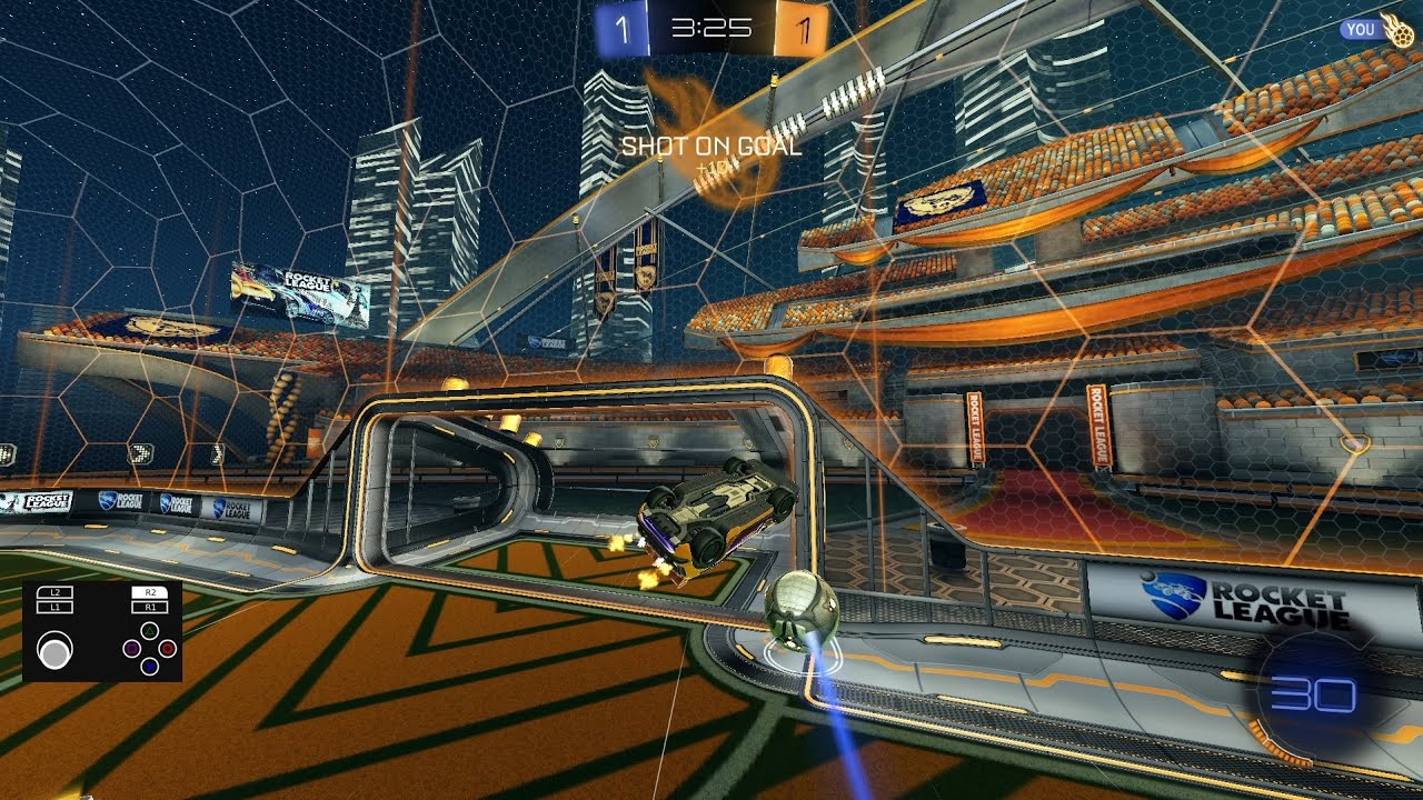 Rocket League - Diamond 1 Gameplay - 1v1 (No Commentary)