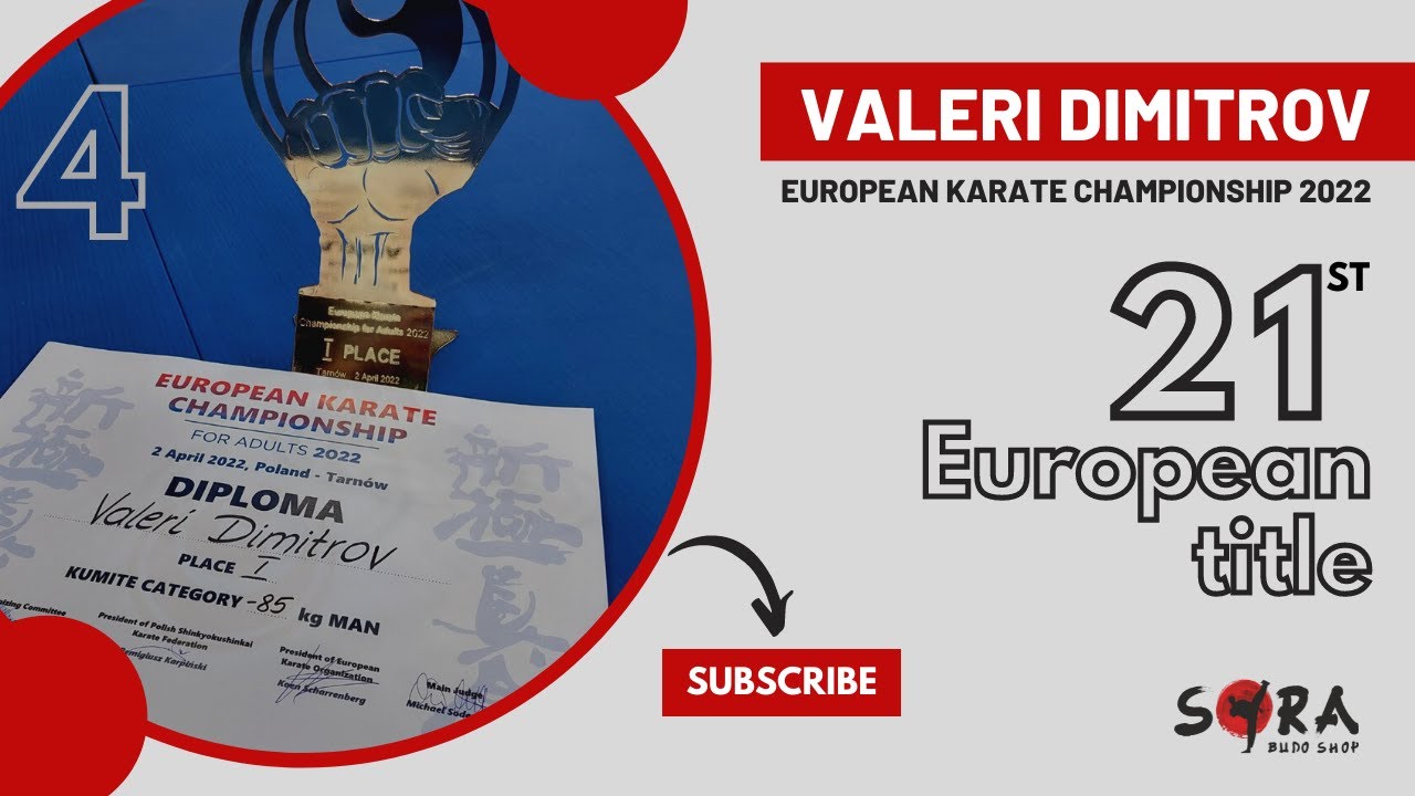 VALERI DIMITROV vs JURAS SOKOLOVAS (FINAL) | EUROPEAN KARATE CHAMPIONSHIP 2022