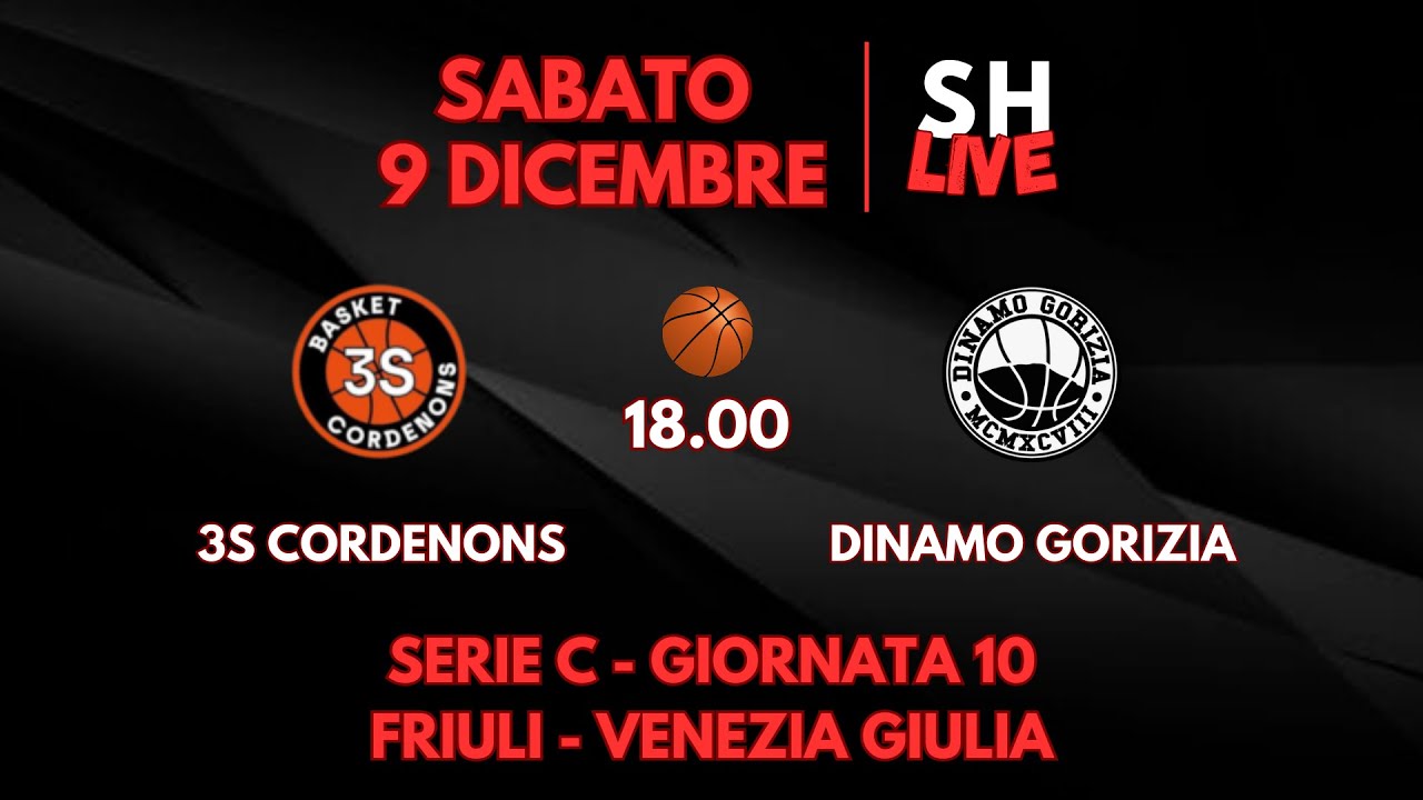 Basket: 3S Cordenons - Dinamo Gorizia