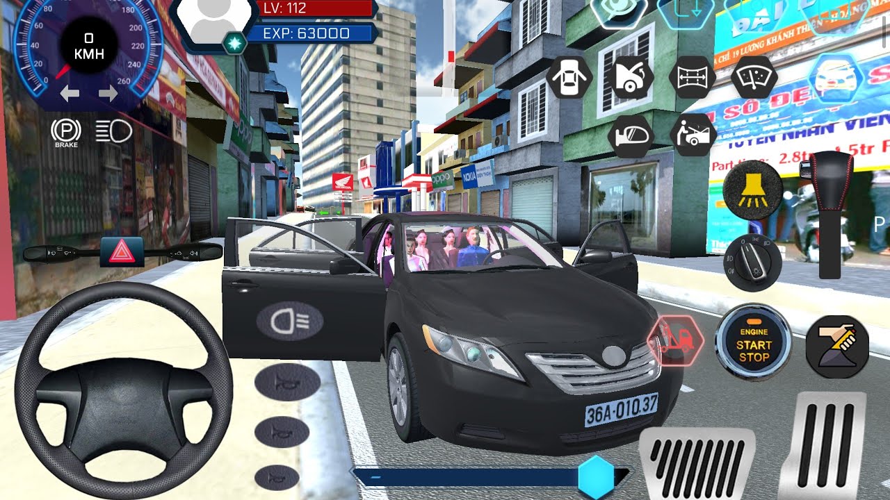 New Toyota Camry City Driving Game 3D - Car Simulator Vietnam - Car Game Android Gameplay