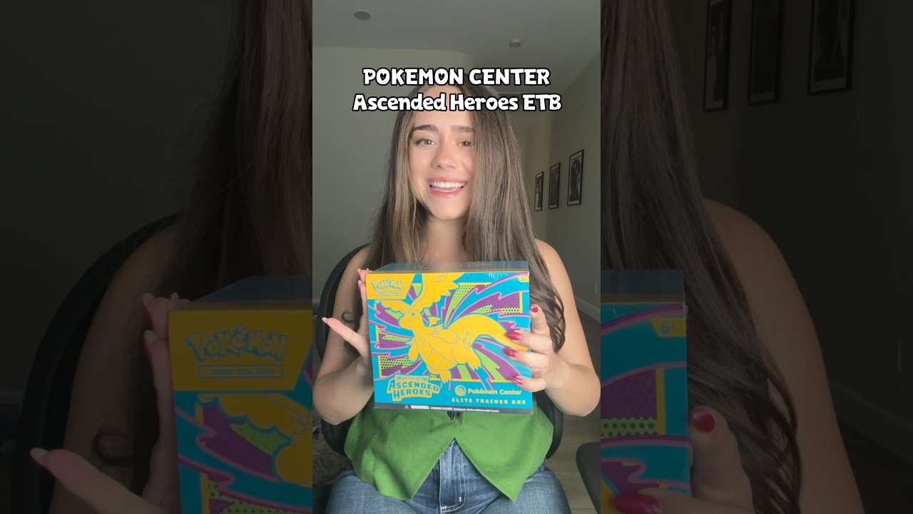 Открытие магазина POKEMON CENTER Ascended Heroes ETB #pokemoncards