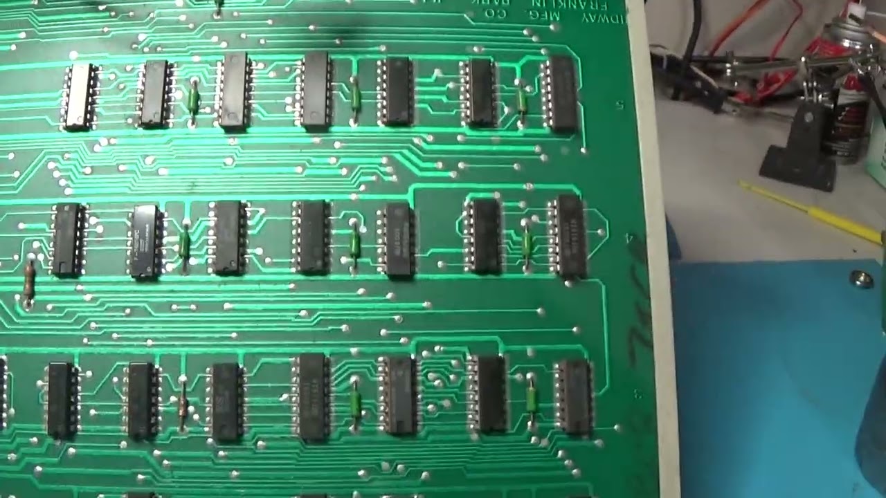 1980 Midway Space Encounters Arcade PCB Repair  - 1-14-2024