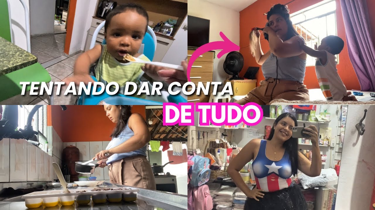 Rotina real de mãe que trabalha CLT | preparo das comidinhas + provador + vida corrida