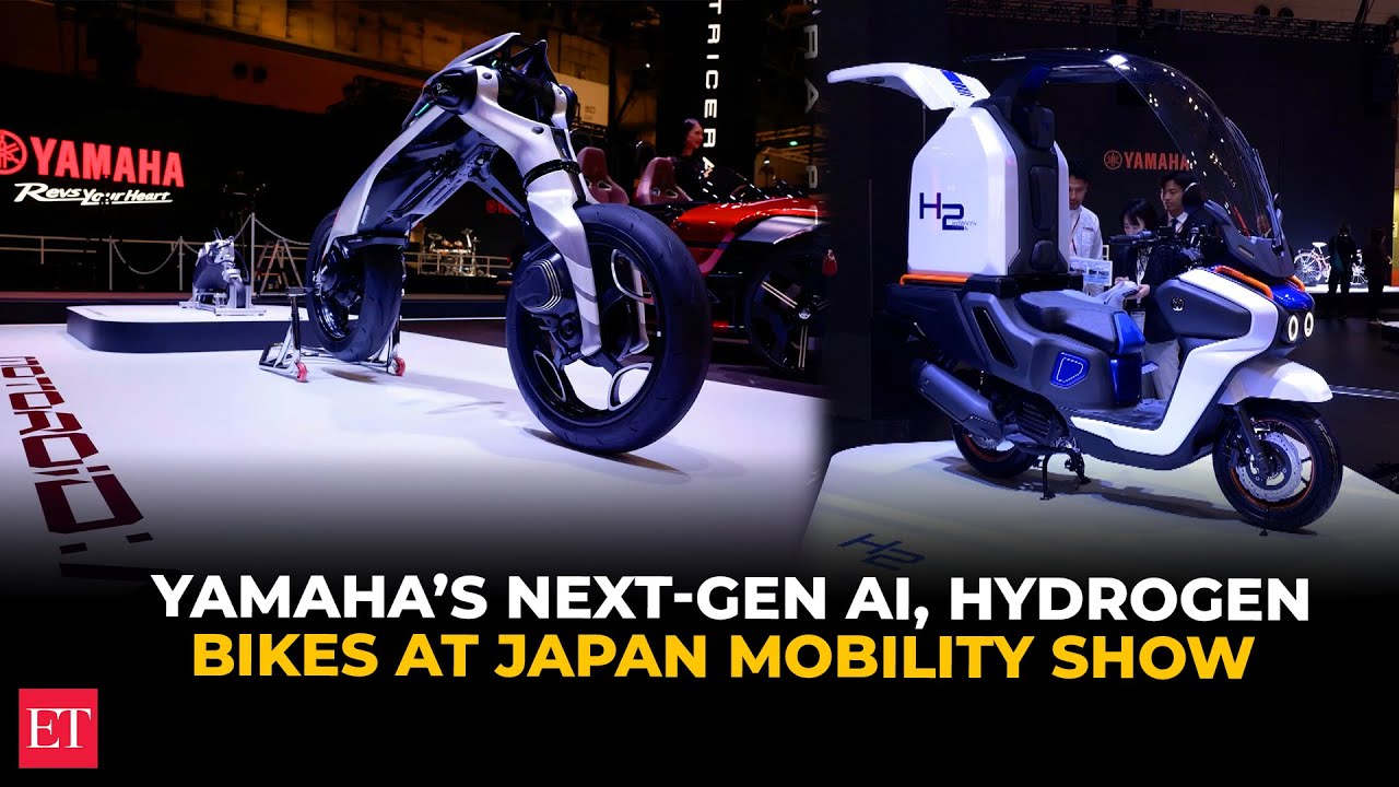 Yamaha unveils AI, hydrogen & EV Motorcycles at Japan Mobility Show; plans 10 new models for India