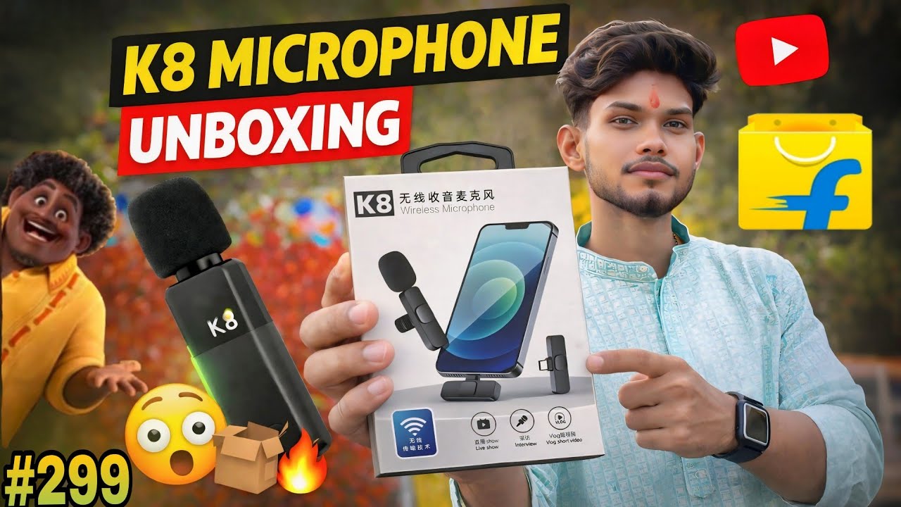 WIRELESS MICROPHONE 🎤 | Best Budget Wireless Microphone for Mobile 📱🎙️