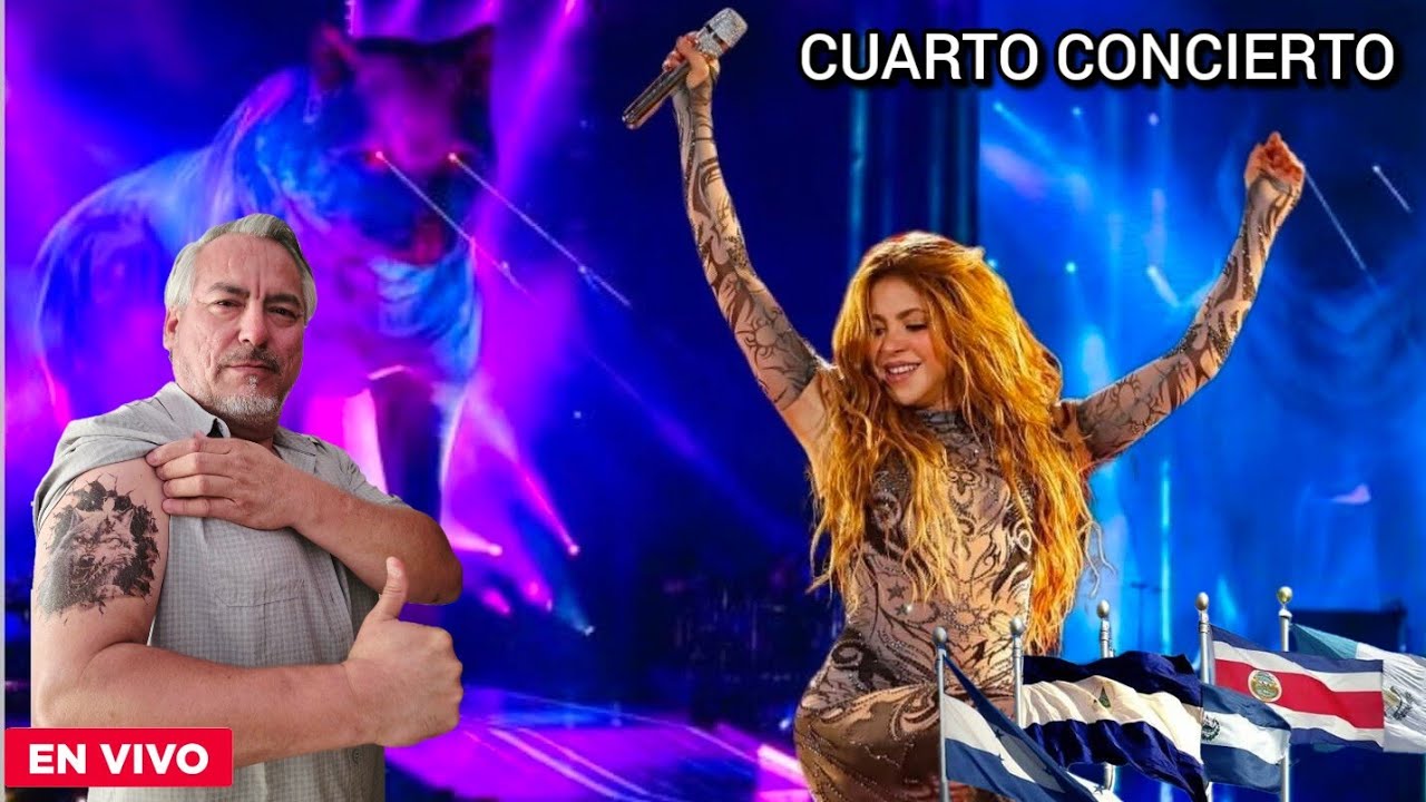 FIEBRE SHAKIRA EN CUARTO CONCIERTO #elsalvador