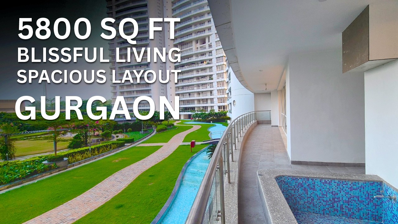 Gurgaon | 5800 Sq Ft of Blissful Living | 4BHK | Ready to Move | Krrish Provence