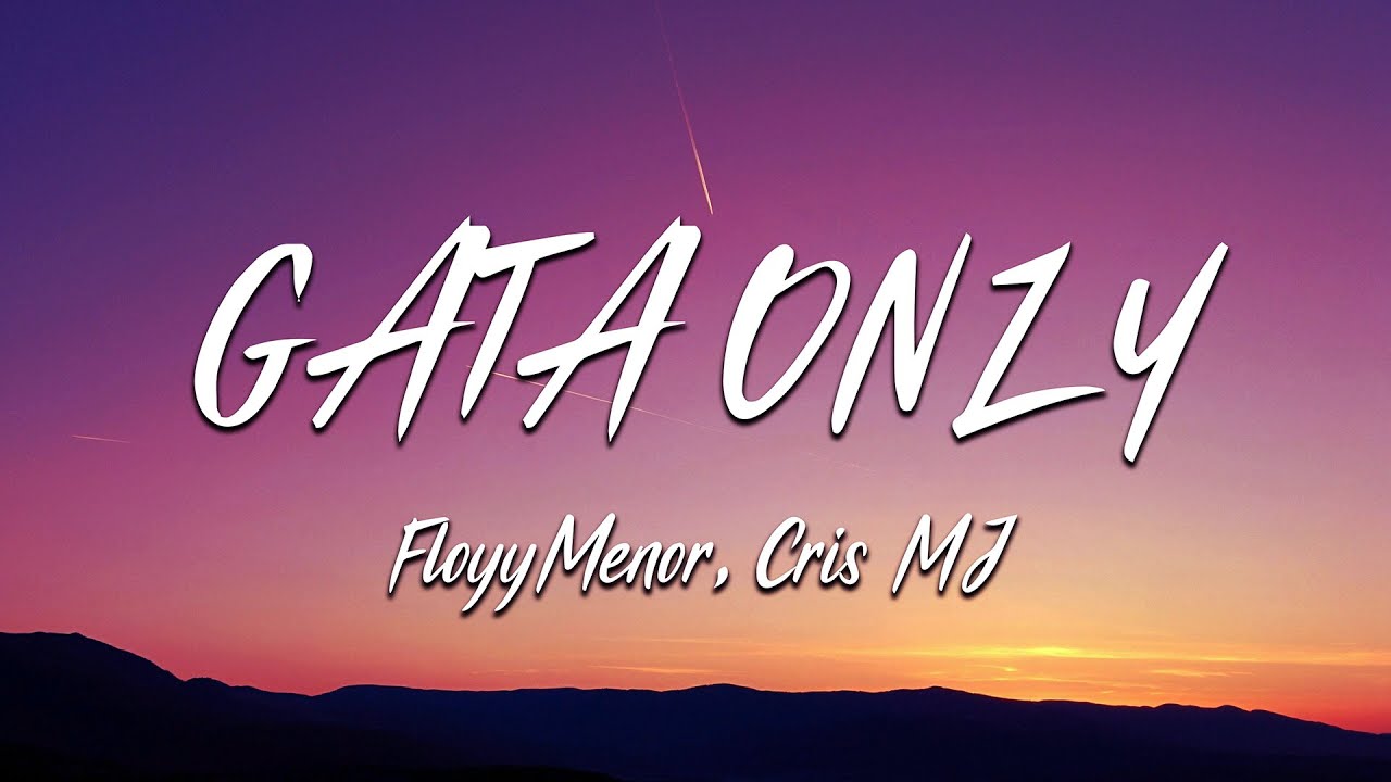 FloyyMenor - GATA ONLY ft. Cris MJ (Letra/Lyrics) (Loop Video)