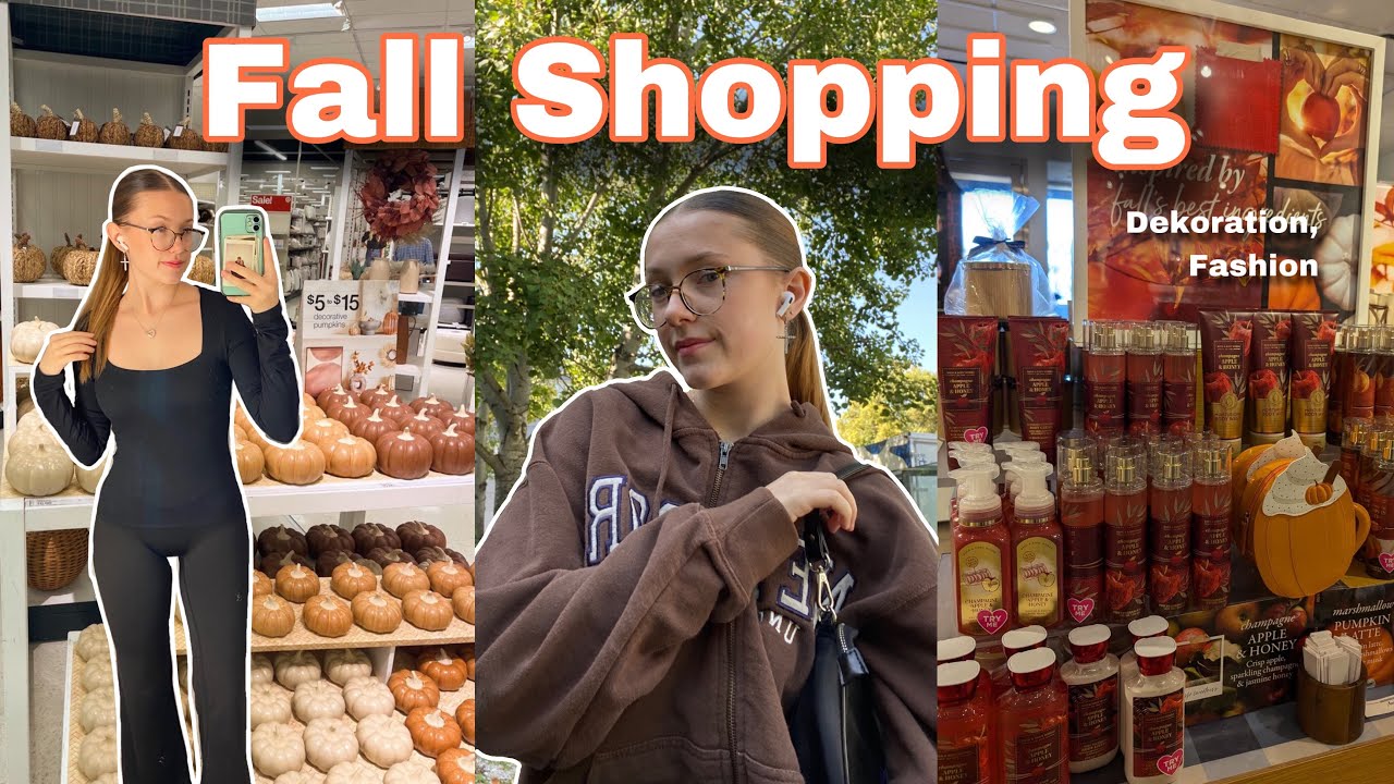 FALL DECOR SHOPPING | Stadt bummeln, Deko shoppen und Vlog🍁🍂