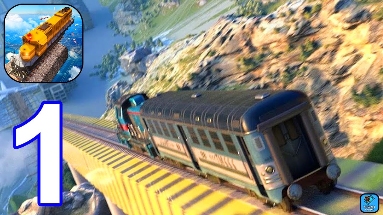 Train Ramp Jumping - Gameplay Walkthrough Part 1 Levels 1-4 (Android,iOS)