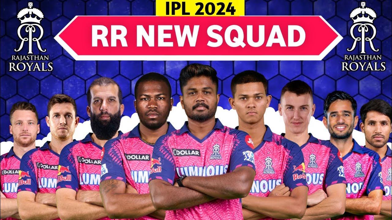 IPL 2024 | Rajasthan Royals Team Full Squad | RR Full Squad 2024 | RR Team New Players List 2024