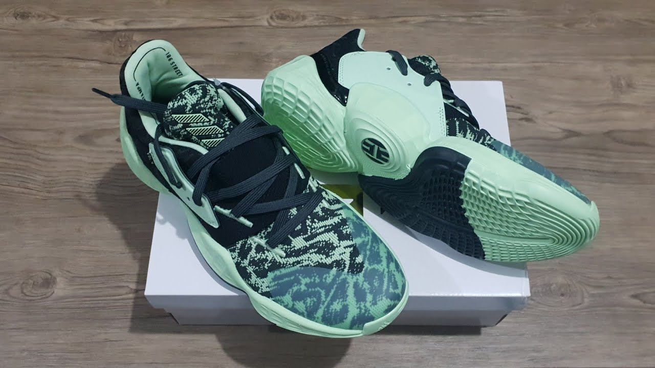 ADIDAS Harden Vol. 4 Mint Green &mdash; UNBOXING Basketball Shoes