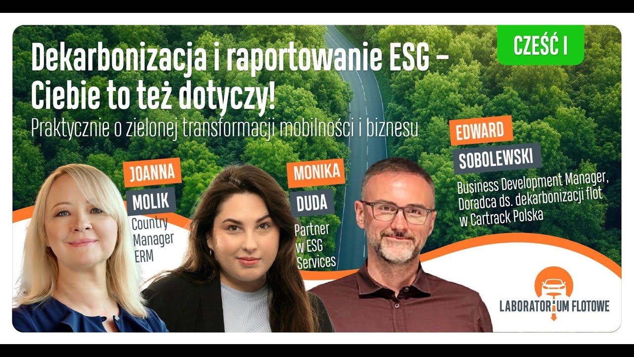 Raportowanie ESG w firmie i flocie - Ciebie to też dotyczy! cz. 1 | Laboratorium Flotowe
