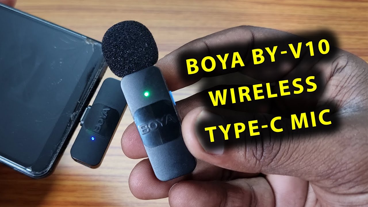 BOYA BY-V10 Wireless USB Type-C Microphone Review: Budget Mic For Both Latest iPhone & Android!