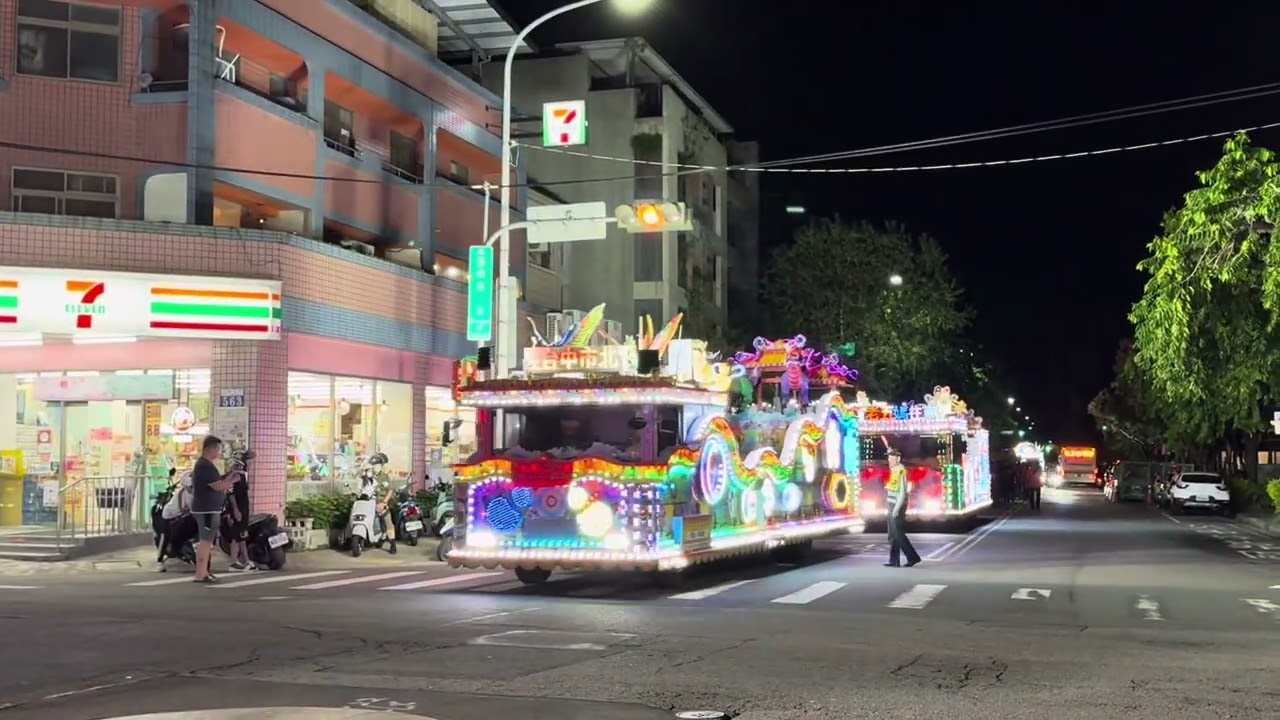 有緣巧遇台中北區得天宮老五媽往東北進香回鑾 #媽祖 #陣頭 #廟會 #台中 #小胖祐黃麒祐