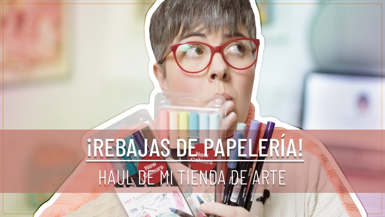 HAUL DE PAPELERÍA ¡REBAJAS! | Rotuladores pincel | MI TIENDA DE ARTE