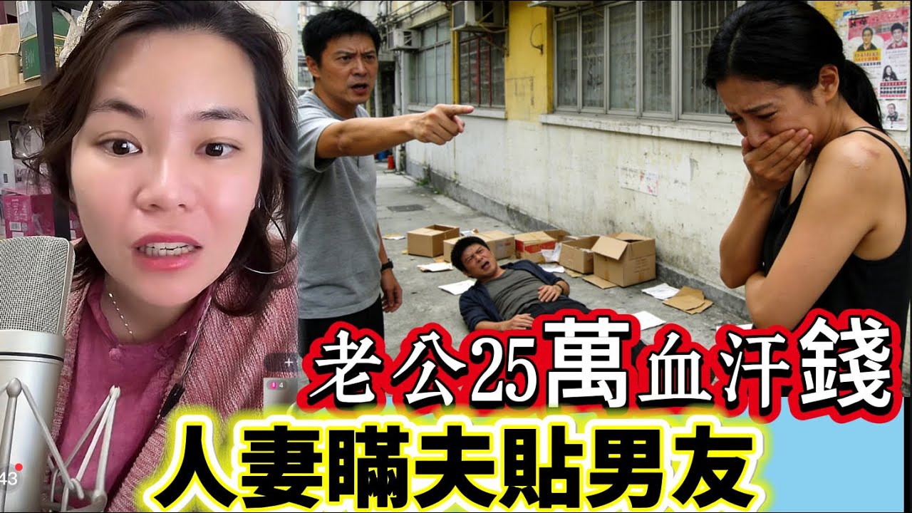 老公25萬血汗錢 人妻瞞夫貼男友 #情感 #廣東話 #情感故事 #分享 #婚姻 #諸事姐