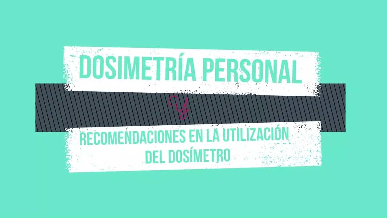 RECOMENDACIONES DE DOSIMETRÍA PERSONAL - CCRX