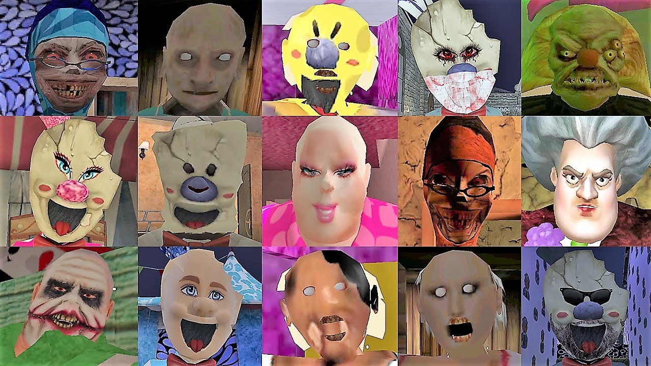 Caught Battle #22 | Ice Scream 3 Mr Meat Evil Nun Death Park Granny Chapter 2 Freaky Clown Halloween