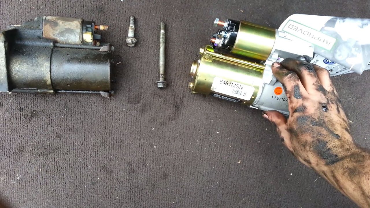2005 Chevy impala starter replacement