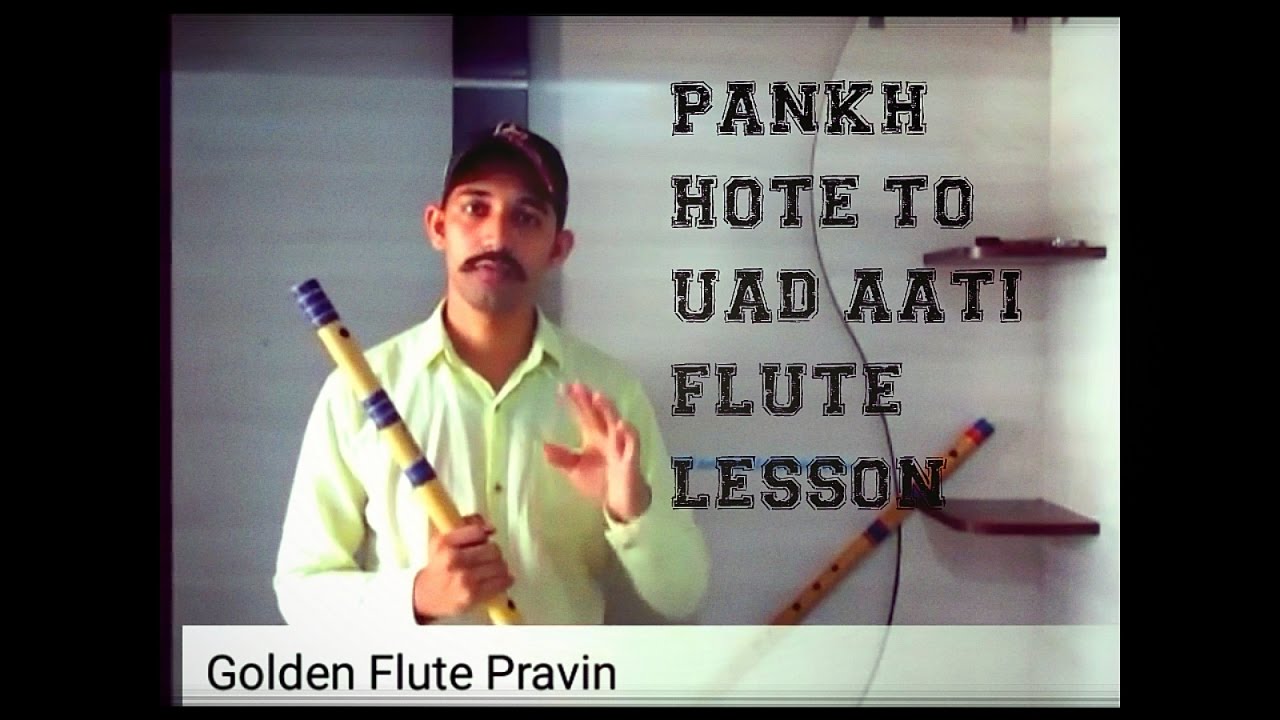 Pankh hoti to ud aati re flute tutorial lesson in hindi easy song on basuri