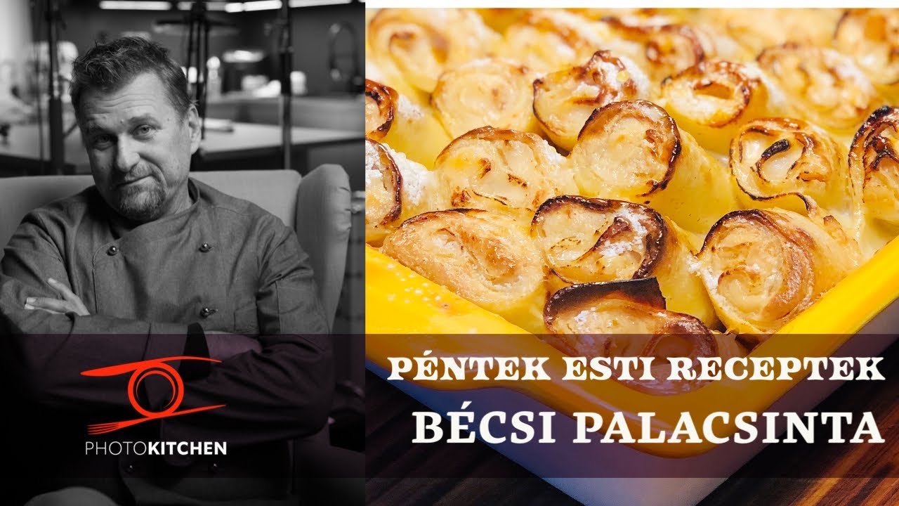 Bécsi palacsinta tepsiben, vaníliaöntettel