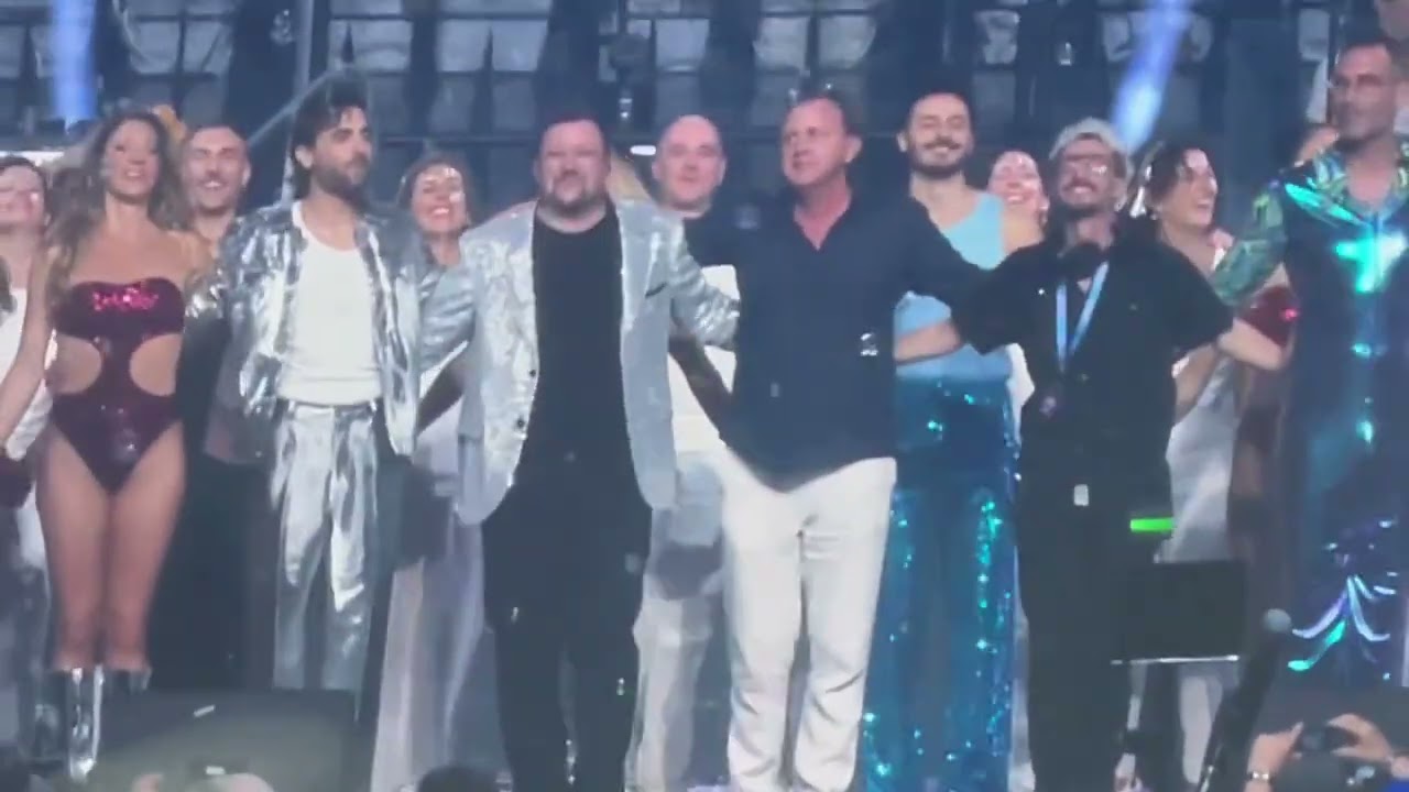 Le final avec Claude François Junior