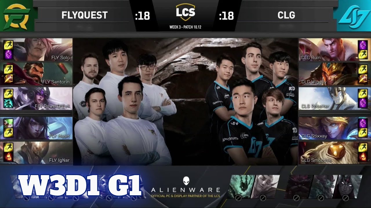 FlyQuest vs CLG | Week 3 Day 1 S10 LCS Summer 2020 | FLY vs CLG W3D1