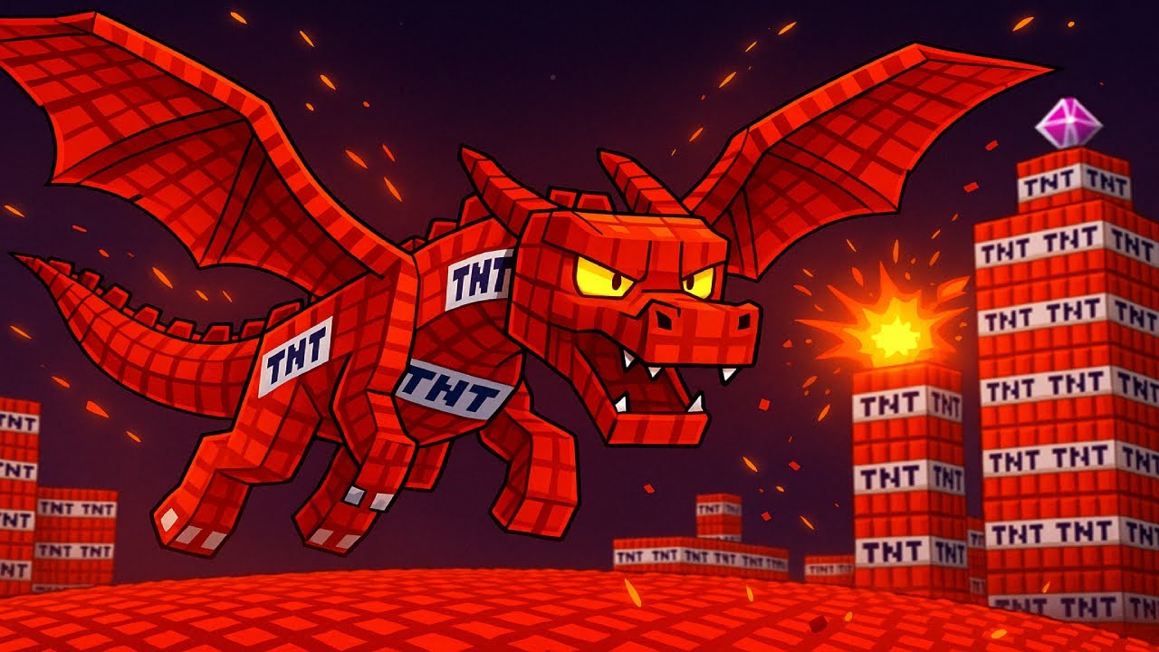 MINECRAFT, ALE CAŁY ŚWIAT TO TNT?!