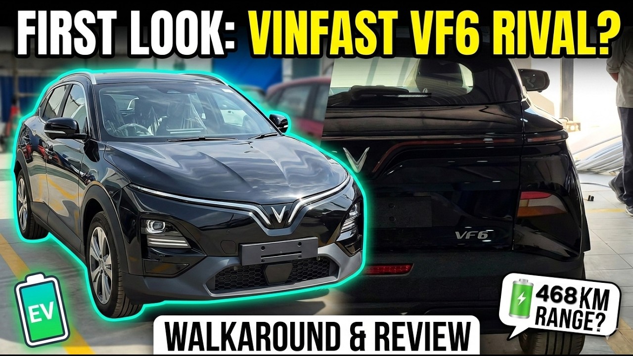 VinFast VF6 India Launch: 468km Range & 5-Star Safety! ⚡ Full Review