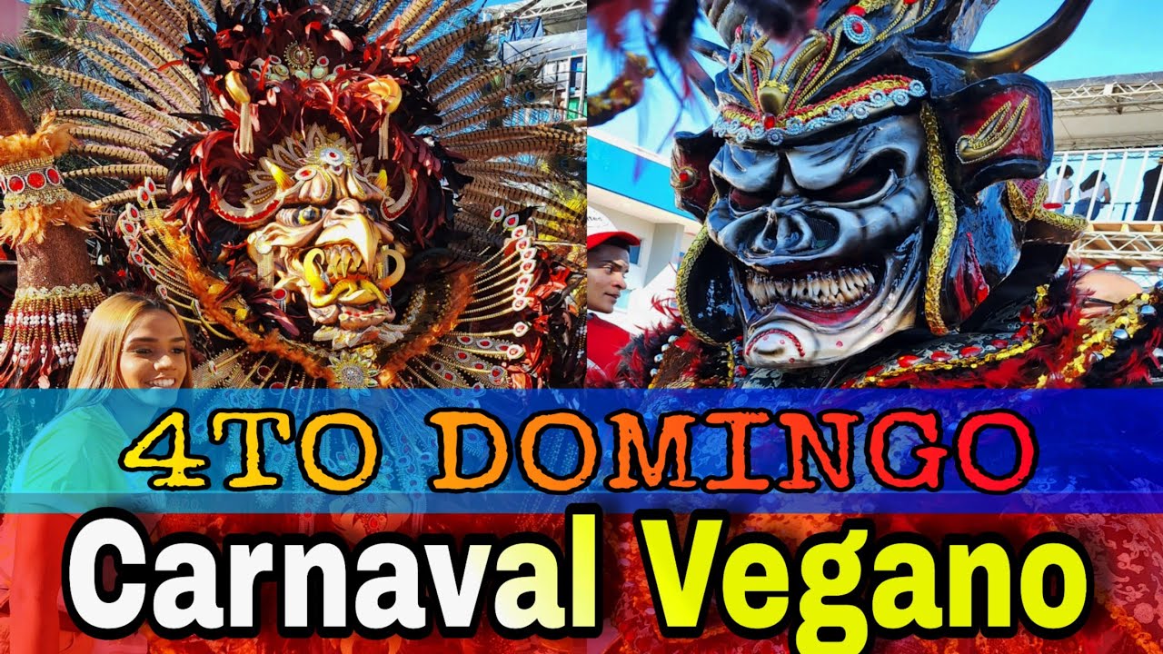 CUARTA SALIDA DEL CARNAVAL VEGANO 2025: ASI FUE EL CUARTO DOMINGO DEL CARNAVAL DE LA VEGA 4TA 4TO