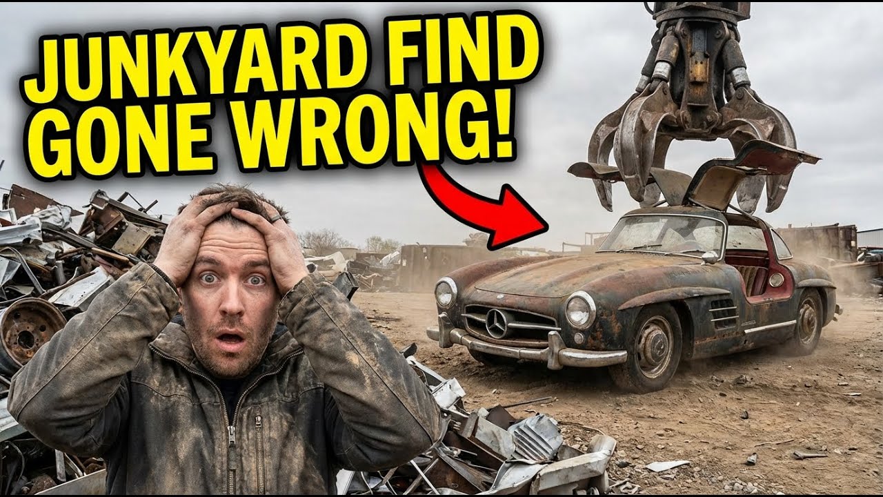 I bought a nearly wrecked Mercedes Gulwing from the junkyard for $1000 and restored it.